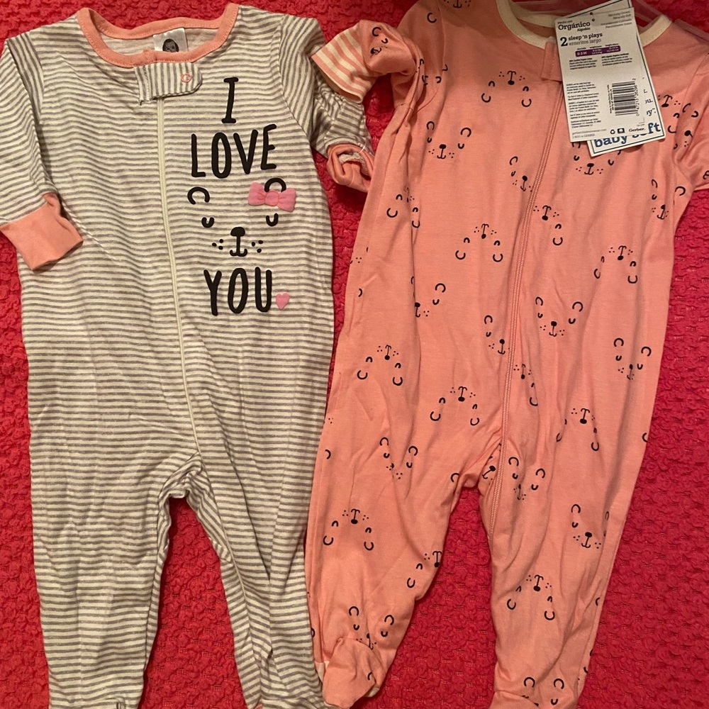 NWT Two Gerber Organic Baby